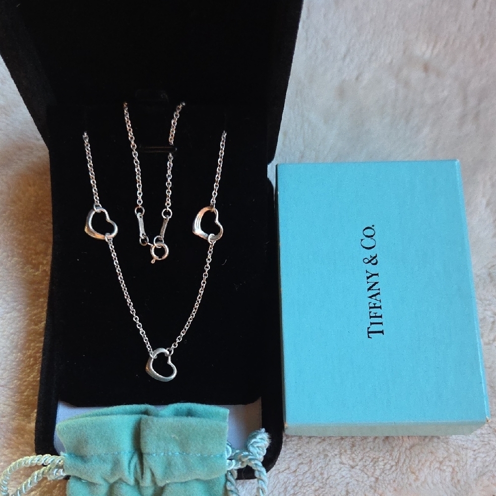 Tiffany & Co. Sterling Silver Multi-Heart Necklace